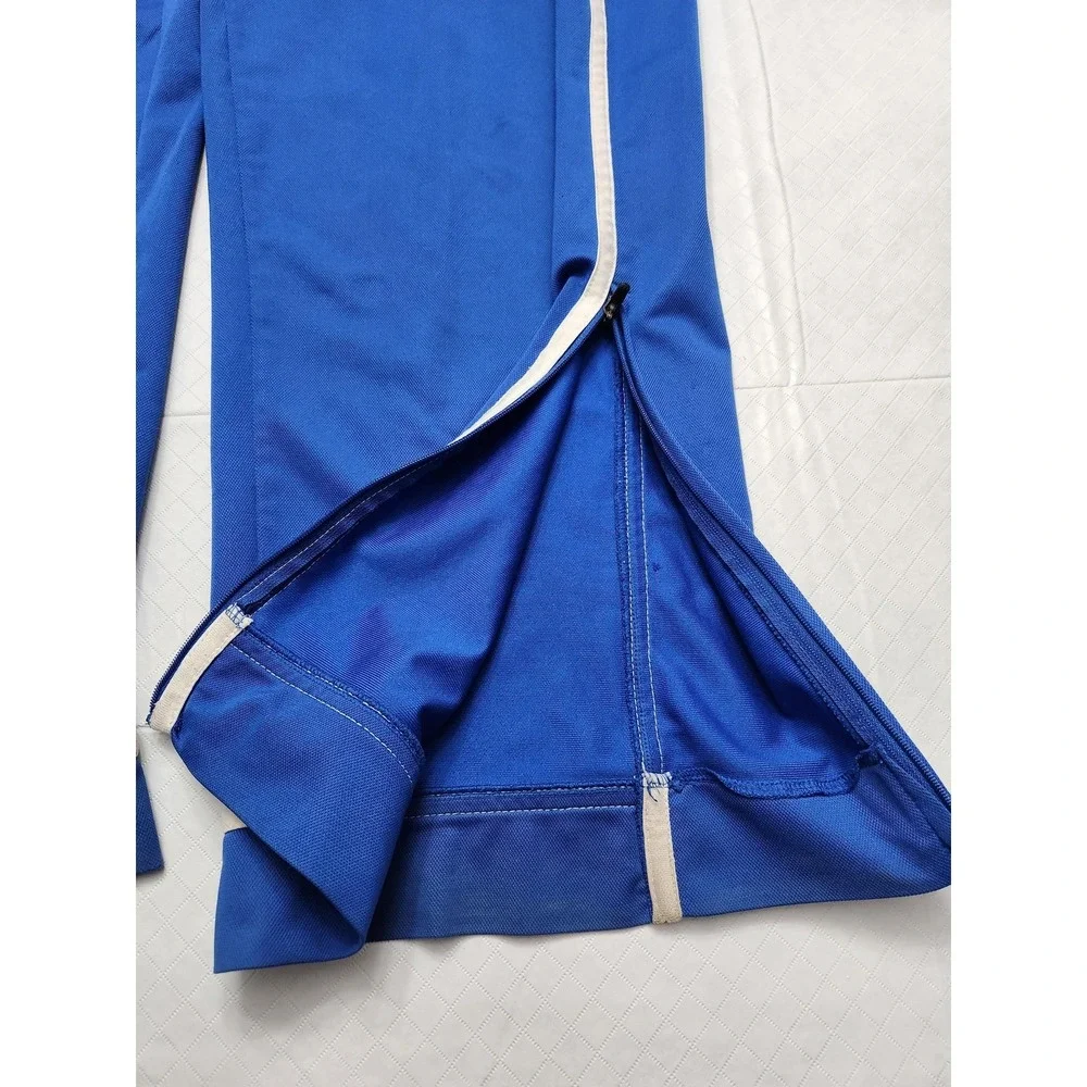 Nike Dri-Fit Track Pants Mens XL Royal Blue Warm Up Athletic‎ Zip Hem 418638-494